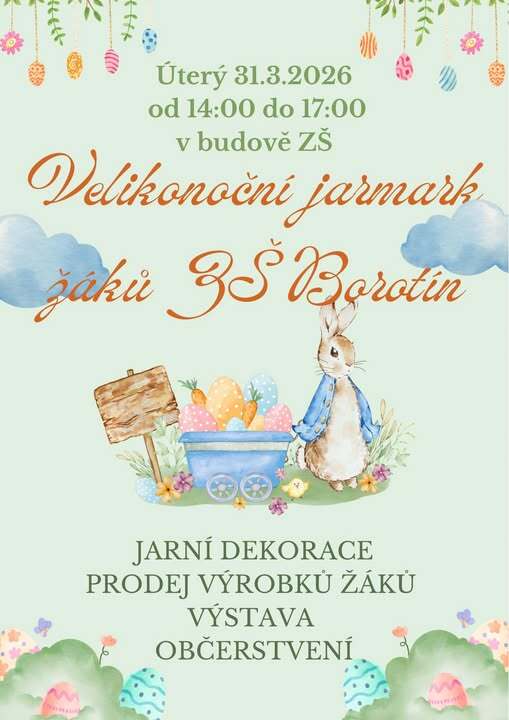 Velikonoční jarmark ZŠ Borotín