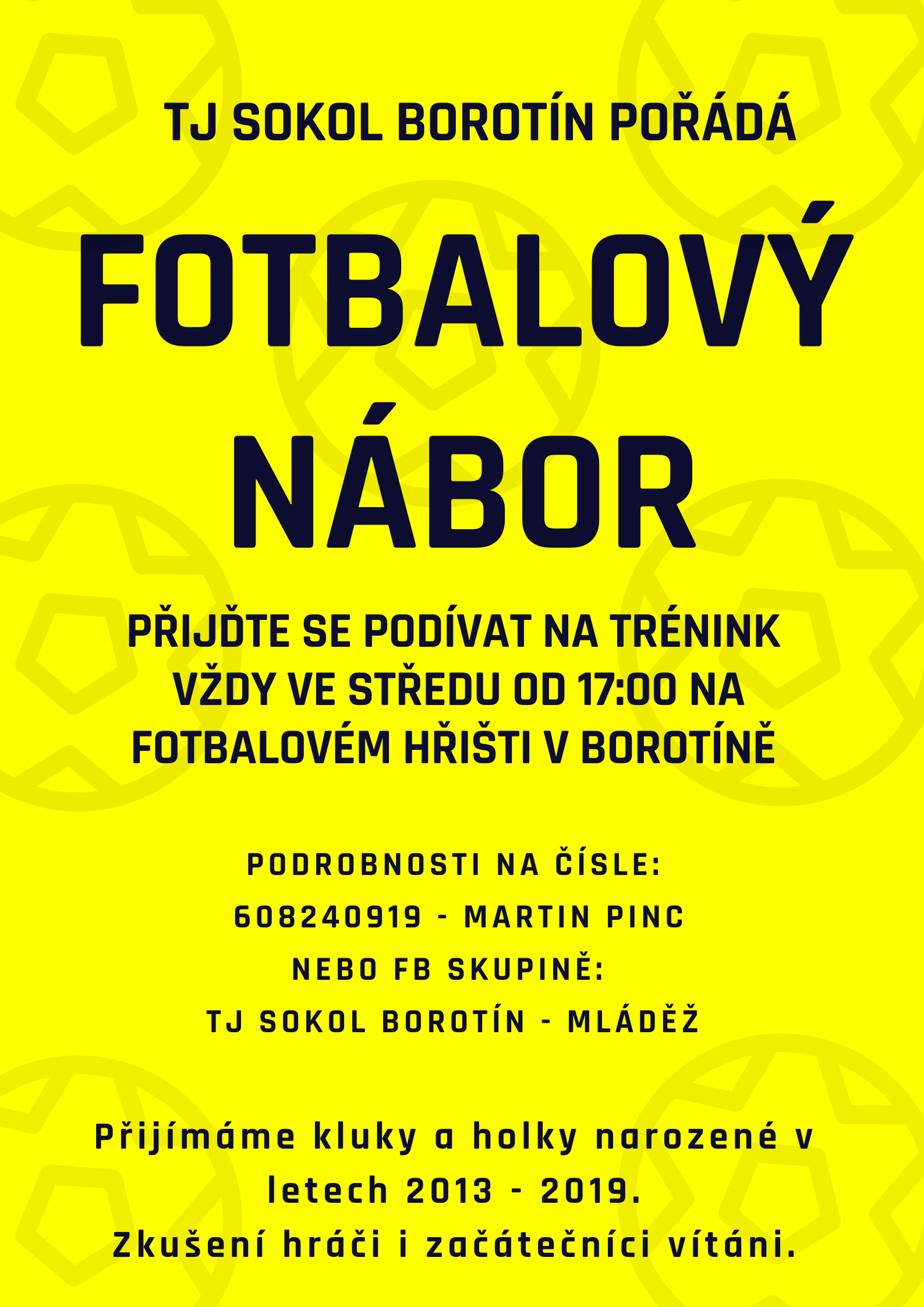 Fotbalový nábor
