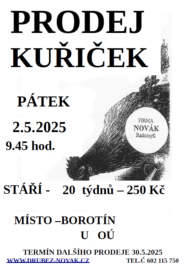 Prodej drůbeže