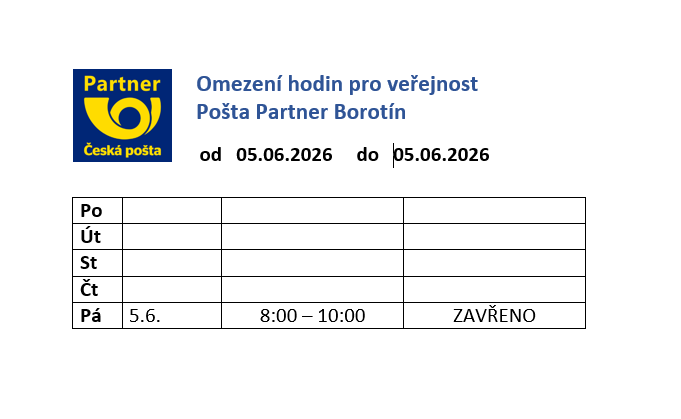 Omezení hodin pro veřejnost