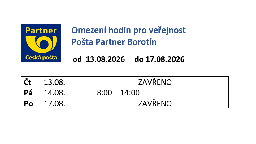 Omezení hodin pro veřejnost